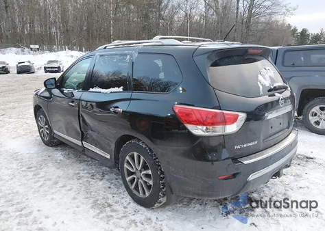 2016 Nissan Pathfinder Sl из США, поврежденный, VIN 5N1AR2MM9GC650579